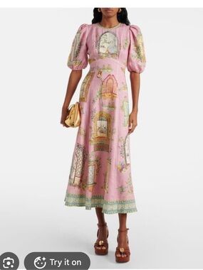 Alemais Pink Monte Dress US Size 6